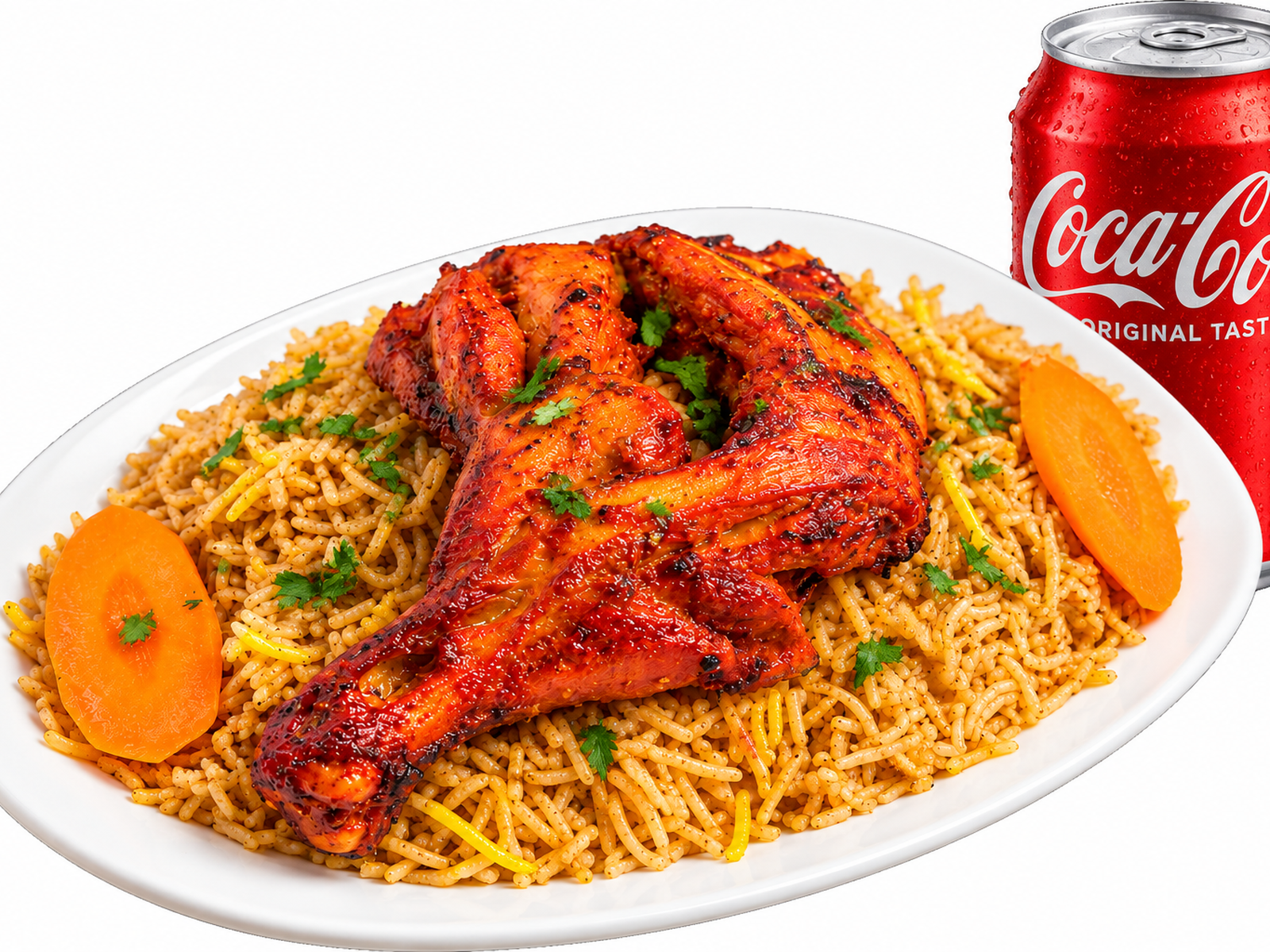 Alfa Grill Chicken Mandi Single with Drink